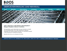 Tablet Screenshot of boos-metallveredlung.de